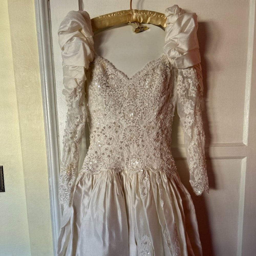 Vintage designer wedding dress